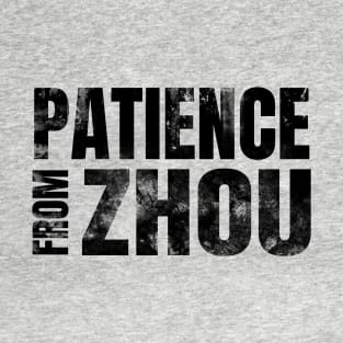 Patience from Zhou Black (grunge) T-Shirt